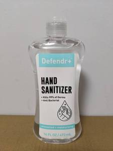 lot 72A image: 1 Case of 24 Brand New Defender  Hand Sanitizer Anti Bacterial