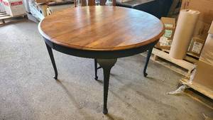 Restored and updated vintage round table