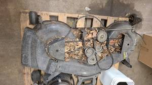 48 inch dual bladed lawnmower rack