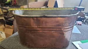 Large sized copper bin