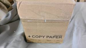 2500 sheets of copy paper