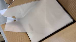Frosted merchandise bags