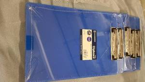 5-pack of blue clipboards