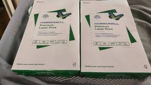 2 pack of Hammermill Premium Laser Print Paper