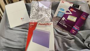 Assortment of ready to use office supplies