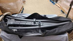 Hardware for a portable hammock rack