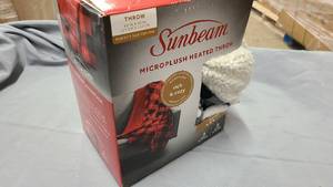 Sunbeam Microplush Heated Throw