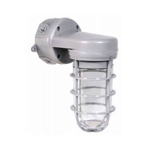 lot 8 image: Feit S10VWM850GREY LED Vapor Light Fixture, Wall Mount, 800 Lumens, 17.5-Watt, Aluminum Housing, 10-In.