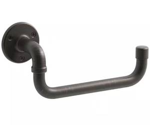 lot 50 image: Kohler - Worth 10 in. Towel Arm in Oil-Rubbed Bronze (Qty 3)