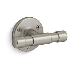 lot 58 image: Kohler - Worth Robe Hook in Brushed Nickel (Qty 3)