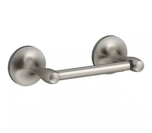 lot 80 image: Kohler - Willamette Double Post Toilet Paper Holder in Brushed Nickel
