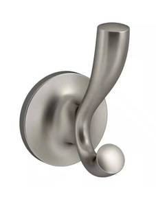 lot 76 image: Kohler - Willamette Single Robe Hook in Brushed Nickel