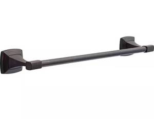 lot 93 image: Delta - Portwood 18 in. Towel Bar in Venetian Bronze