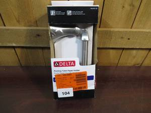 lot 104 image: Delta - Ashlyn Toilet Paper Holder in Stainless