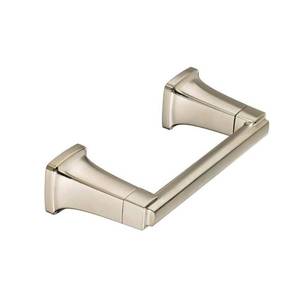 lot 114 image: American Standard - Townsend Double Post Toilet Paper Holder in Brushed Nickel