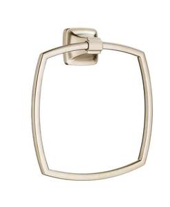 lot 115 image: American Standard - Townsend Towel Ring in Brushed Nickel