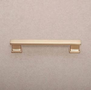 lot 125 image: Sapphire - Hexa Series Modern Gold Cabinet HandlePull, (5-Pack)
