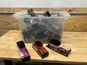 lot 60 image: Bin of BRUSH KING Hair Brushes