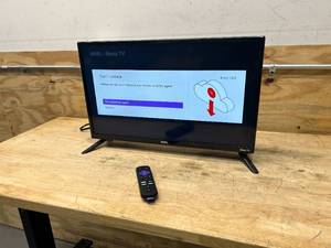 lot 88 image: ONN 24 Class HD (720P) LED Roku Smart TV (100012590) with Remote