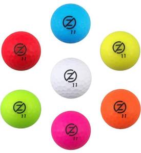 lot 33 image: Zero Friction Super Sleeve, 7 Matte Finish Golf Balls Value Pack, Multicolor