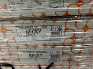 lot 5 image: EVOKE Pallet of 50 Boxes- Becky Vinyl Composite Plank Flooring (1,179 sq ft)