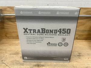 lot 111 image: PREMIER BUILDING SOLUTIONS Case of Xtra Bond 450 Neutral Cure Silicone Sealant- Clear (24 tubes)