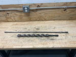 lot 112 image: Lot of 2 Large Drill Bits