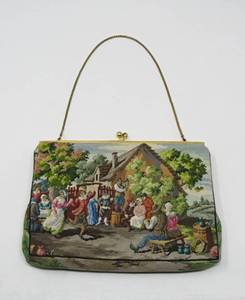 3 antique purses