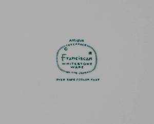 Franciscan, Antigua pattern