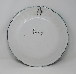 Antique Decorative wall Plates from Sicily