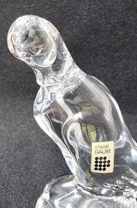 lot 146 image: Vintage Daum Crystal Duck Figurine