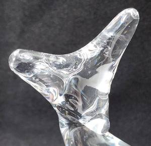lot 148 image: Vintage Daum Crystal Deer Figurine