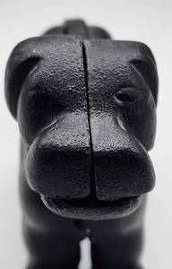 lot 173 image: Vintage Cast Iron Black Labrador Nutcracker