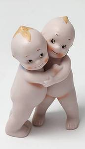 lot 162 image: Adorable Vintage German Kewpie Dolls