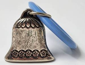 lot 168 image: Vintage Sterling Silver Baby Rattle, Plus Toy Whistle