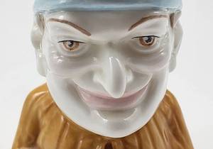 lot 182 image: Royal Worcester Punch Bone China Candle Snuffer - RW 4921