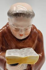 lot 184 image: Royal Worcester Porcelain Friar Monk and Hooded Owl Candle Snuffers