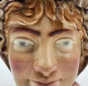 lot 215 image: Le Pickets de Sarreguemines Face Pitcher #3319