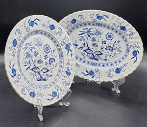 lot 235 image: Classic Jg Meakin Blue Nordic Dinnerware
