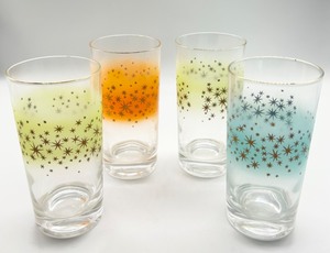 lot 155 image: Libbey Atomic Star Glass Cups (Set of 4)