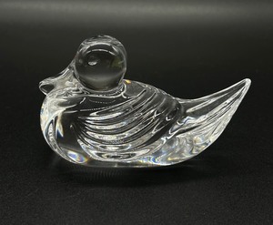 lot 277 image: Waterford Crystal Duck Paperweight