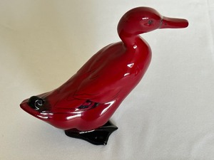 lot 181 image: Royal Doulton Flambe Standing Mallard Figure