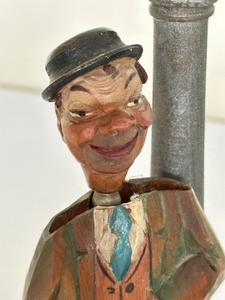 lot 35A image: Vintage Hand Carved Folk Art Bottle Opener