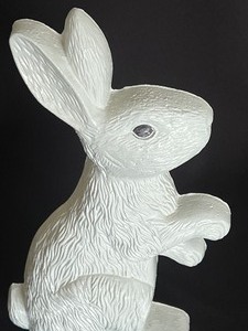 lot 39 image: Decorative Cast Iron Rabbit Figurine Door Stop