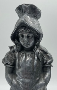 lot 310 image: Pair of Pewter Figurines
