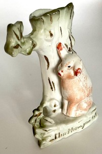 lot 319 image: Mind How You Fall German Pink Pig Fairing Figurine