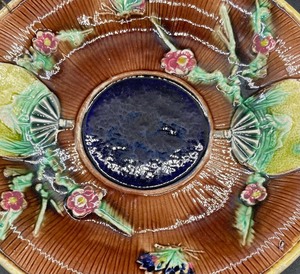 lot 402 image: Vintage Majorica Decorative Plate