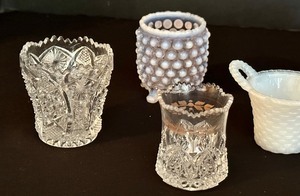 lot 62 image: Assorted Antique Toothpick Holders