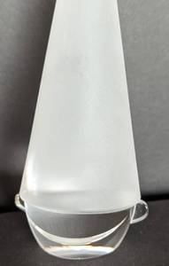 lot 371 image: Orrefors Frosted Crystal Happy Santa Figurine