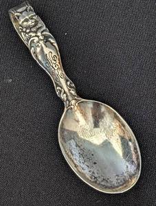 lot 379 image: Large Assortment of Sterling Silver Spoons and Utensils